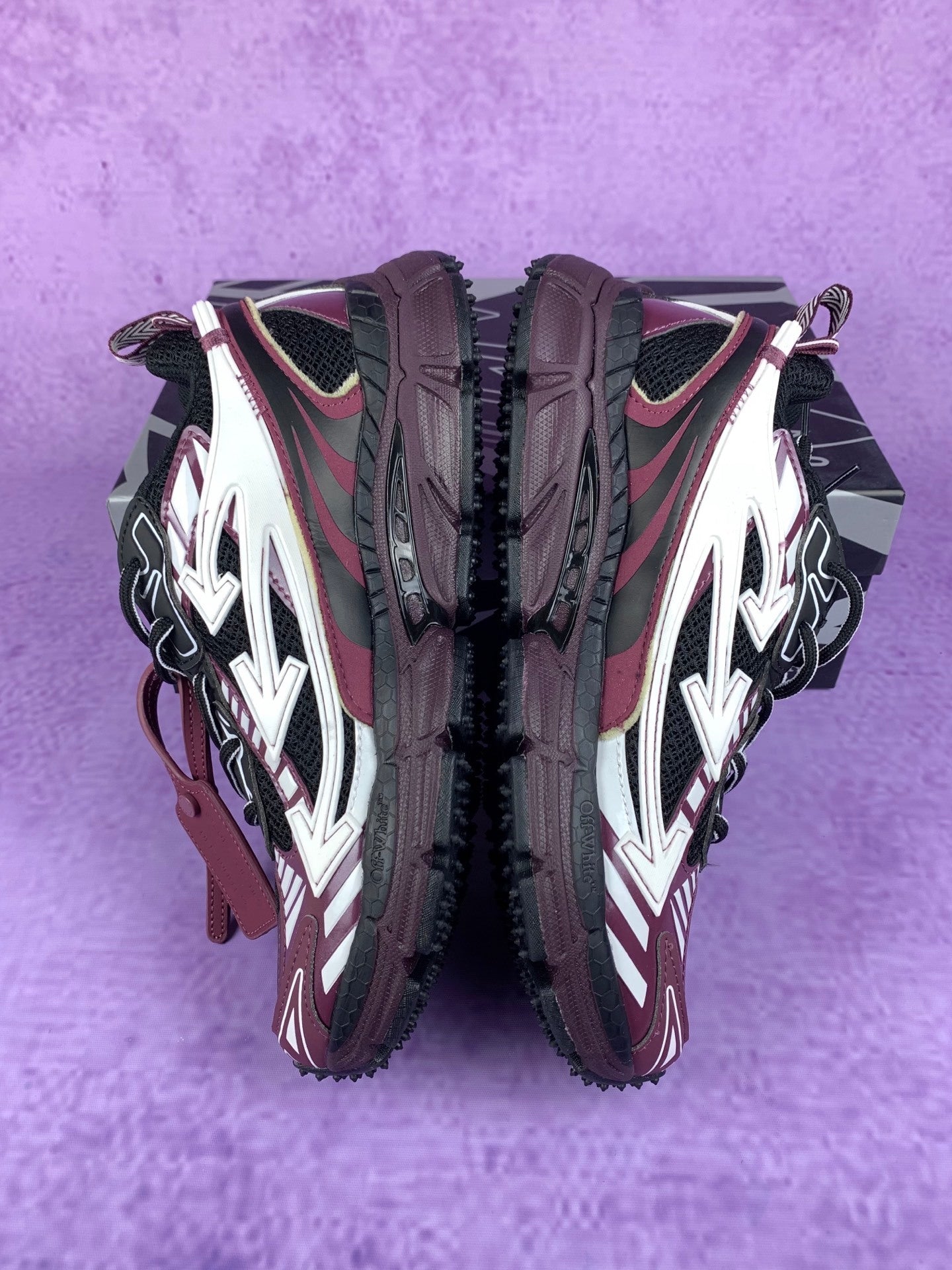 Off  Burgundy Sneakers