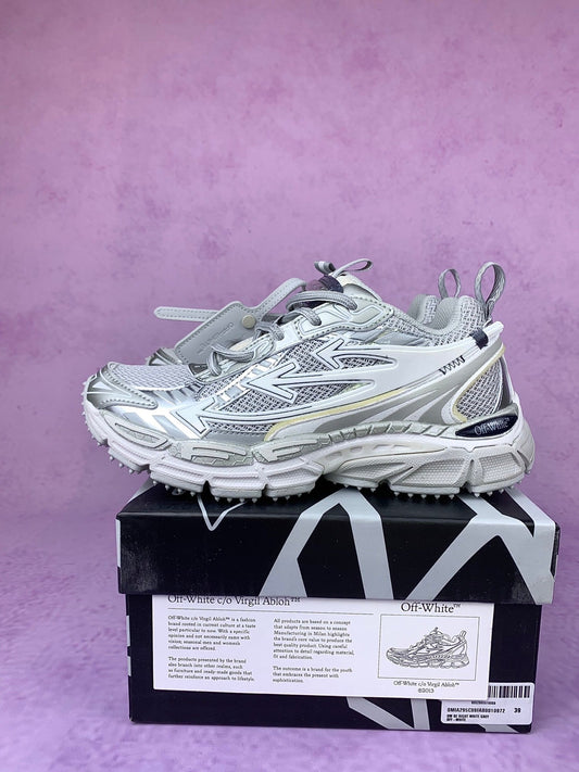 Off  Silver Arrow Sneakers