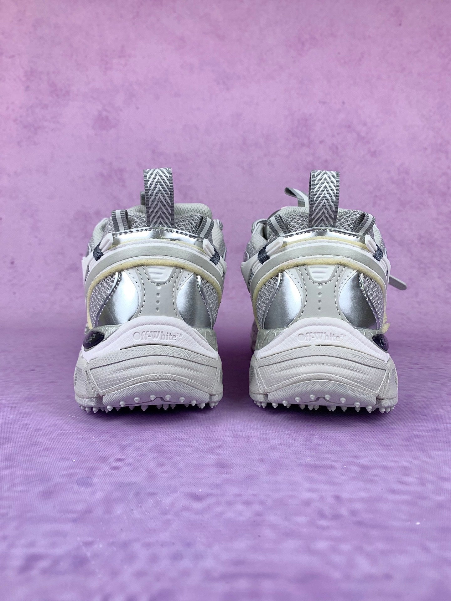 Off  Silver Arrow Sneakers