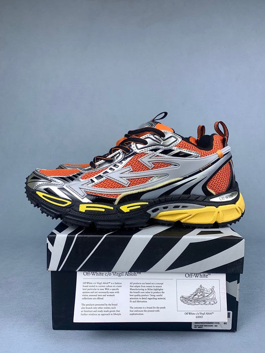 Off  Orange Arrow Sneakers
