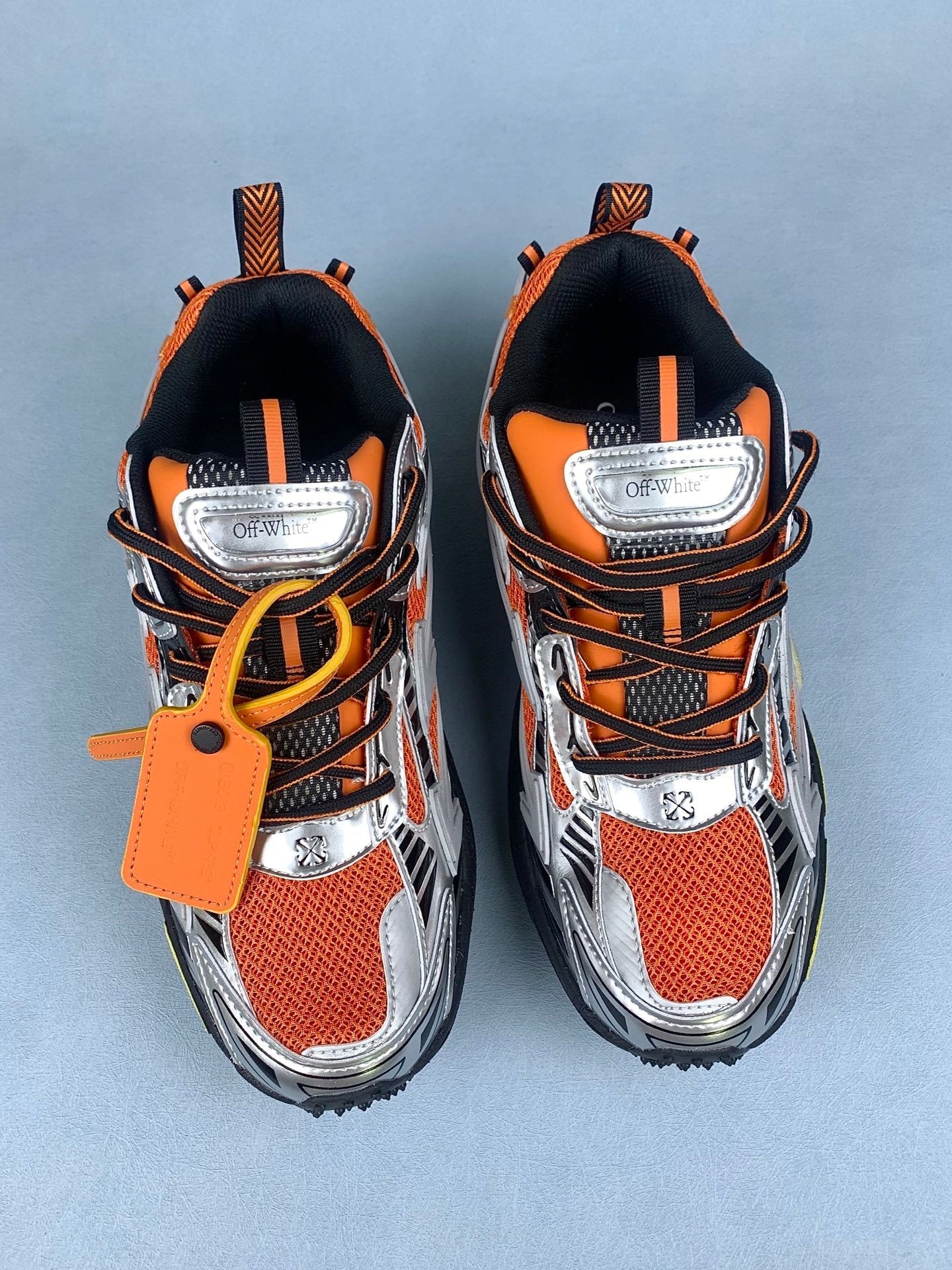 Off  Orange Arrow Sneakers
