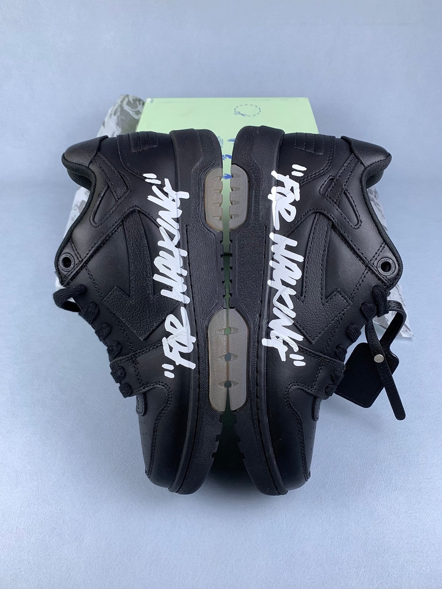 Off   Black Graffiti Sneakers