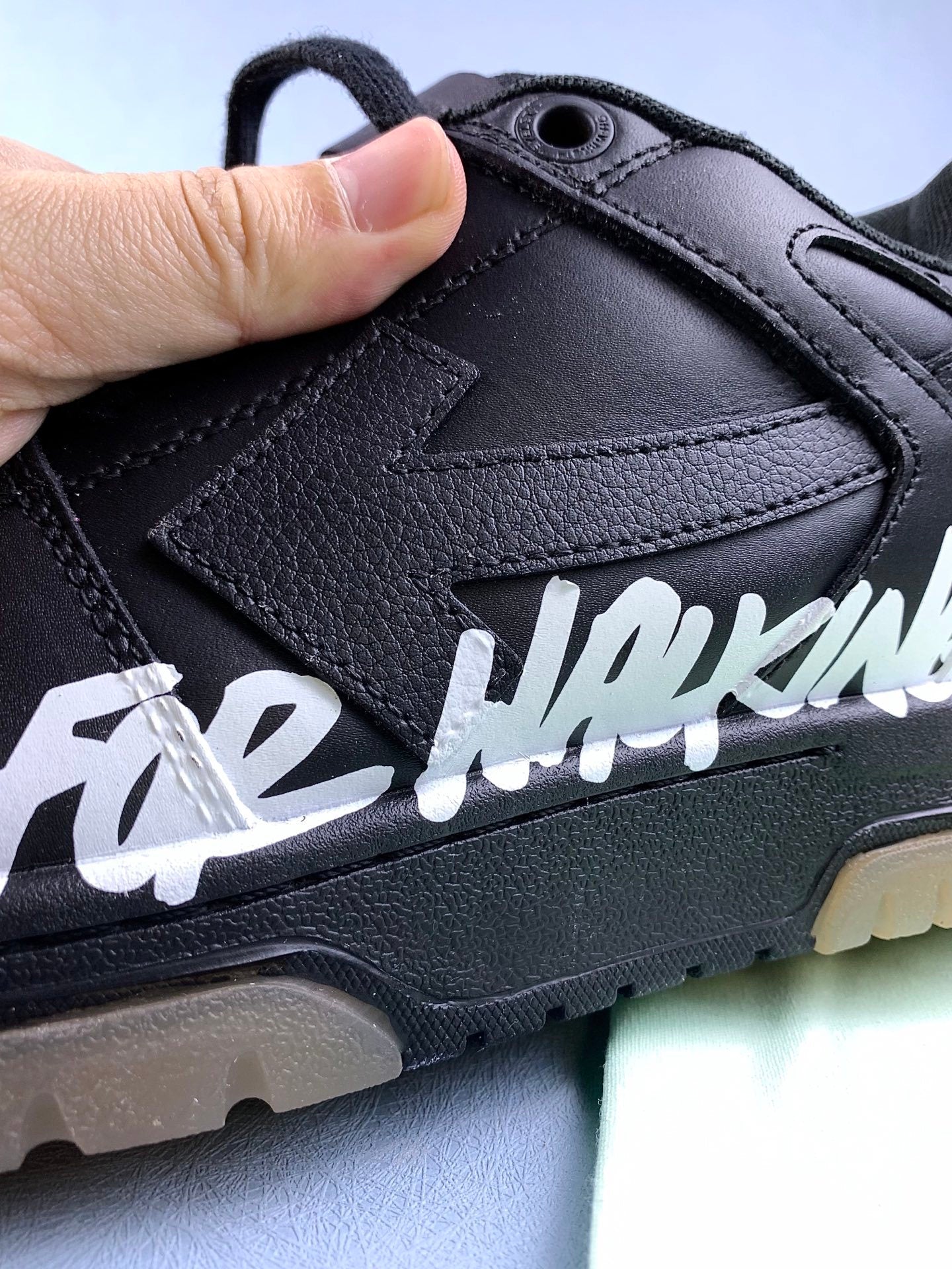 Off   Black Graffiti Sneakers